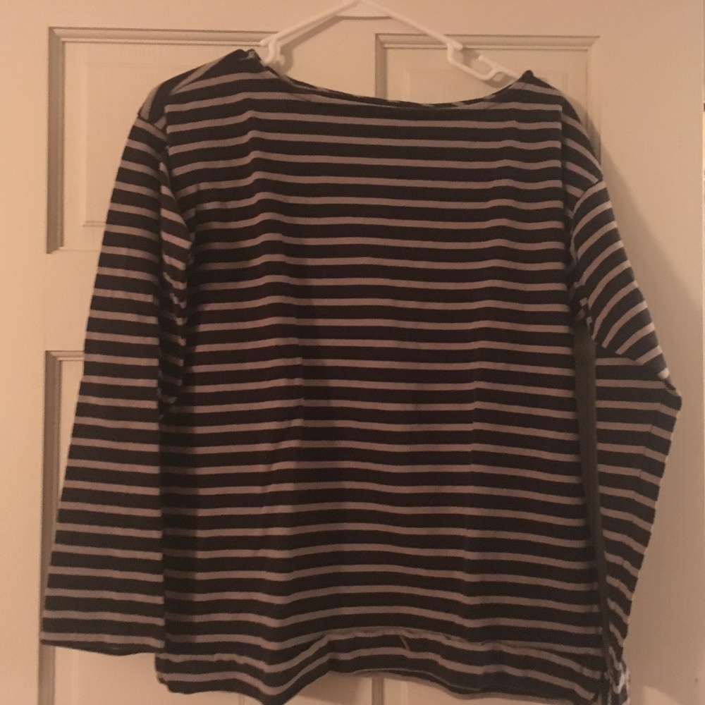 Everlane Heavyweight Long Sleeve Tee Large Black